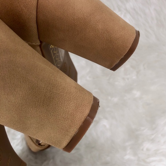 LUV MARK NIXTY WOMENS STRAPPY CHUNKY HEELS 9 - Picture 8 of 11